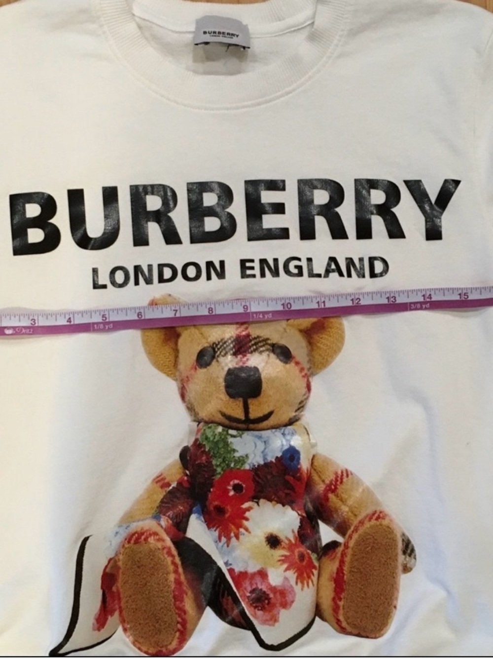 BurberryFloral Teddy Bear Sweatshirt - Picture 6 of 6